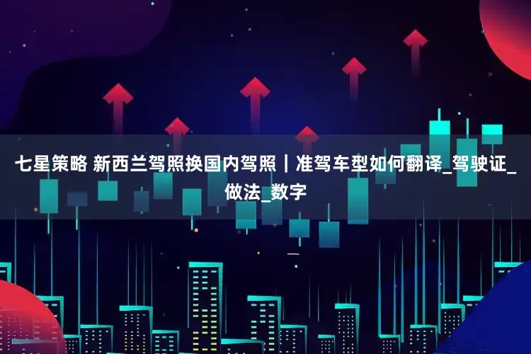 七星策略 新西兰驾照换国内驾照｜准驾车型如何翻译_驾驶证_做法_数字